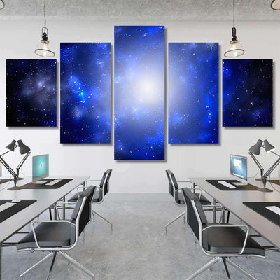 Space Background Stardust Shining Stars Realistic Galaxy Sky and Space Multi Piece Panel Canvas Home Decor Housewarming Gift Ideas Poster Canvas Gallery Prints