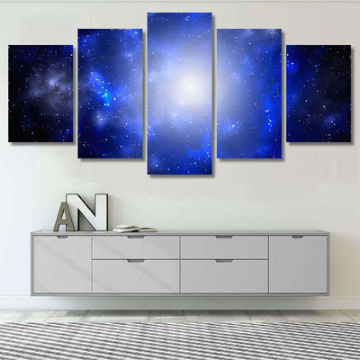 Space Background Stardust Shining Stars Realistic Galaxy Sky and Space Multi Piece Panel Canvas Home Decor Housewarming Gift Ideas Poster Canvas Gallery Prints