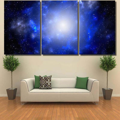 Space Background Stardust Shining Stars Realistic Galaxy Sky and Space Multi Piece Panel Canvas Home Decor Housewarming Gift Ideas Poster Canvas Gallery Prints
