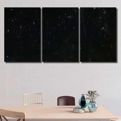 Noise Black Background Overlay Abstract Film 2 Galaxy Sky and Space Multi Piece Panel Canvas Home Decor Housewarming Gift Ideas Poster Canvas Gallery Prints