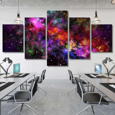 Star Field Galaxy Space Nebulae Abstract 2 Galaxy Sky and Space Multi Piece Panel Canvas Home Decor Housewarming Gift Ideas Poster Canvas Gallery Prints