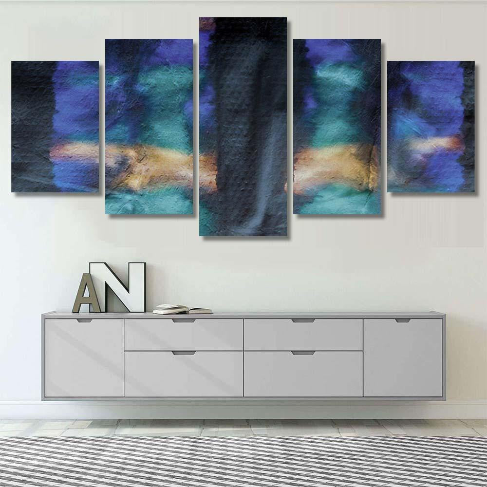 Rose Extraterrestrial Hand Drawn Background Purple Galaxy Sky and Space Multi Piece Panel Canvas Home Decor Housewarming Gift Ideas Poster Canvas Gallery Prints