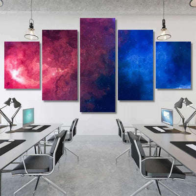 High Definition Star Field Colorful Night 19 Galaxy Sky and Space Multi Piece Panel Canvas Home Decor Housewarming Gift Ideas Poster Canvas Gallery Prints
