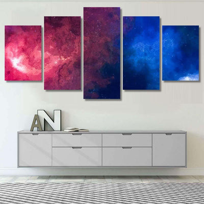 High Definition Star Field Colorful Night 19 Galaxy Sky and Space Multi Piece Panel Canvas Home Decor Housewarming Gift Ideas Poster Canvas Gallery Prints