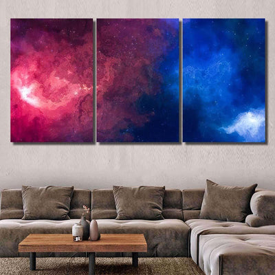 High Definition Star Field Colorful Night 19 Galaxy Sky and Space Multi Piece Panel Canvas Home Decor Housewarming Gift Ideas Poster Canvas Gallery Prints