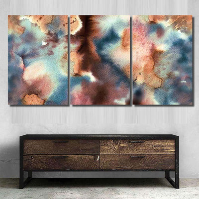Hand Painted Watercolor Bright Seamless Pattern Galaxy Sky and Space Multi Piece Panel Canvas Home Decor Housewarming Gift Ideas Poster Canvas Gallery Prints