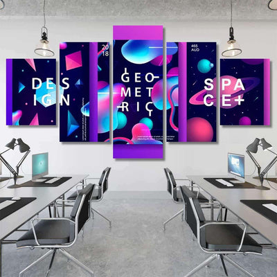 Set Abstract Trendy Cosmic Posters Crystal Galaxy Sky and Space Multi Piece Panel Canvas Home Decor Housewarming Gift Ideas Poster Canvas Gallery Prints
