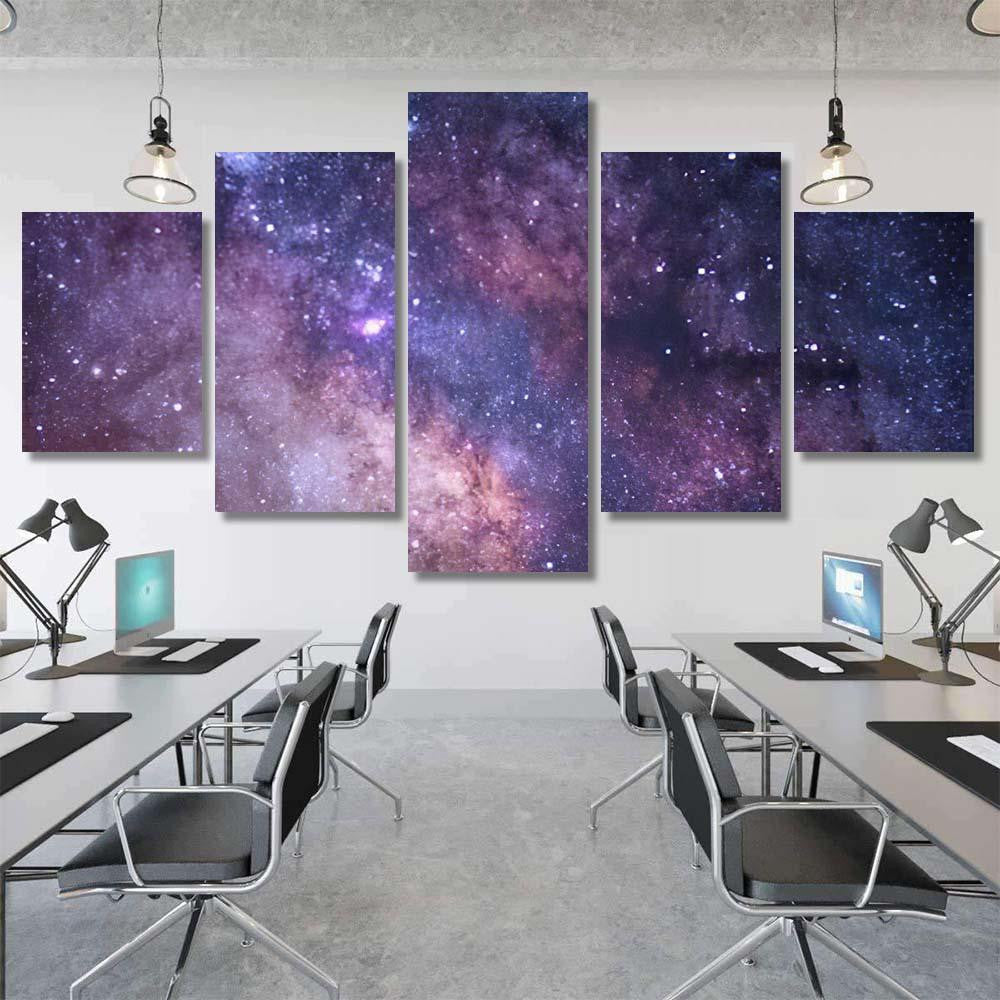 Planets Spcae Galaxy Sky and Space Multi Piece Panel Canvas Home Decor Housewarming Gift Ideas Poster Canvas Gallery Prints