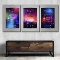 Set Romantic Postcards Beloved Space Stars Galaxy Sky and Space Multi Piece Panel Canvas Home Decor Housewarming Gift Ideas Poster Canvas Gallery Prints
