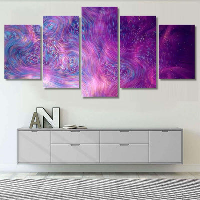 Lsd Vivid Psychedelic Background Structured Spinning Galaxy Sky and Space Multi Piece Panel Canvas Home Decor Housewarming Gift Ideas Poster Canvas Gallery Prints