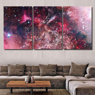 Night Sky Stars Nebula Elements This Galaxy Sky and Space Multi Piece Panel Canvas Home Decor Housewarming Gift Ideas Poster Canvas Gallery Prints