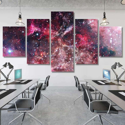 Night Sky Stars Nebula Elements This Galaxy Sky and Space Multi Piece Panel Canvas Home Decor Housewarming Gift Ideas Poster Canvas Gallery Prints