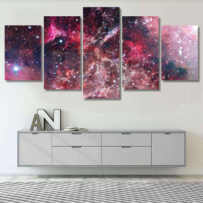 Night Sky Stars Nebula Elements This Galaxy Sky and Space Multi Piece Panel Canvas Home Decor Housewarming Gift Ideas Poster Canvas Gallery Prints