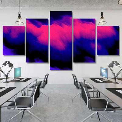 Smoke Colorful Background Color Explosion Abstact Galaxy Sky and Space Multi Piece Panel Canvas Home Decor Housewarming Gift Ideas Poster Canvas Gallery Prints