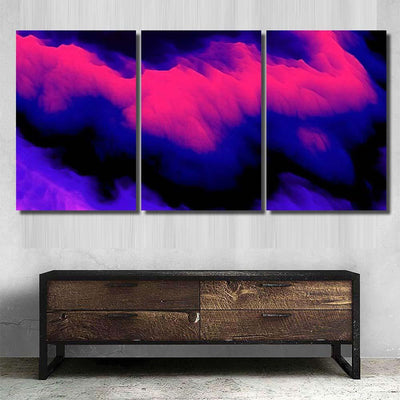 Smoke Colorful Background Color Explosion Abstact Galaxy Sky and Space Multi Piece Panel Canvas Home Decor Housewarming Gift Ideas Poster Canvas Gallery Prints