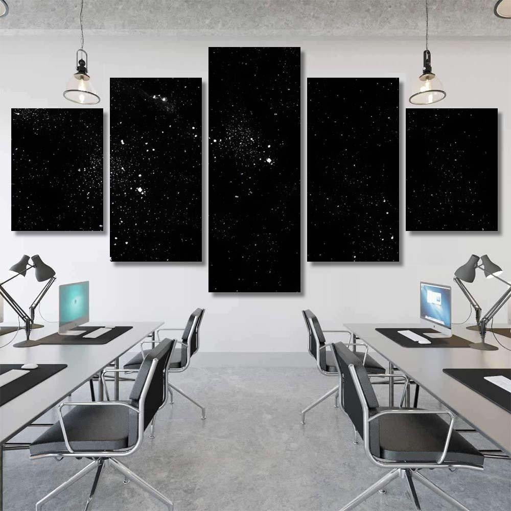 Stars Field 1 Galaxy Sky and Space Multi Piece Panel Canvas Home Decor Housewarming Gift Ideas Poster Canvas Gallery Prints