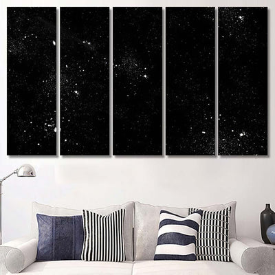Stars Field 1 Galaxy Sky and Space Multi Piece Panel Canvas Home Decor Housewarming Gift Ideas Poster Canvas Gallery Prints