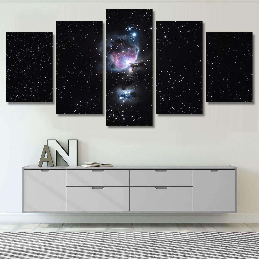 Orion Nebulq Space Galaxy Sky and Space Multi Piece Panel Canvas Home Decor Housewarming Gift Ideas Poster Canvas Gallery Prints