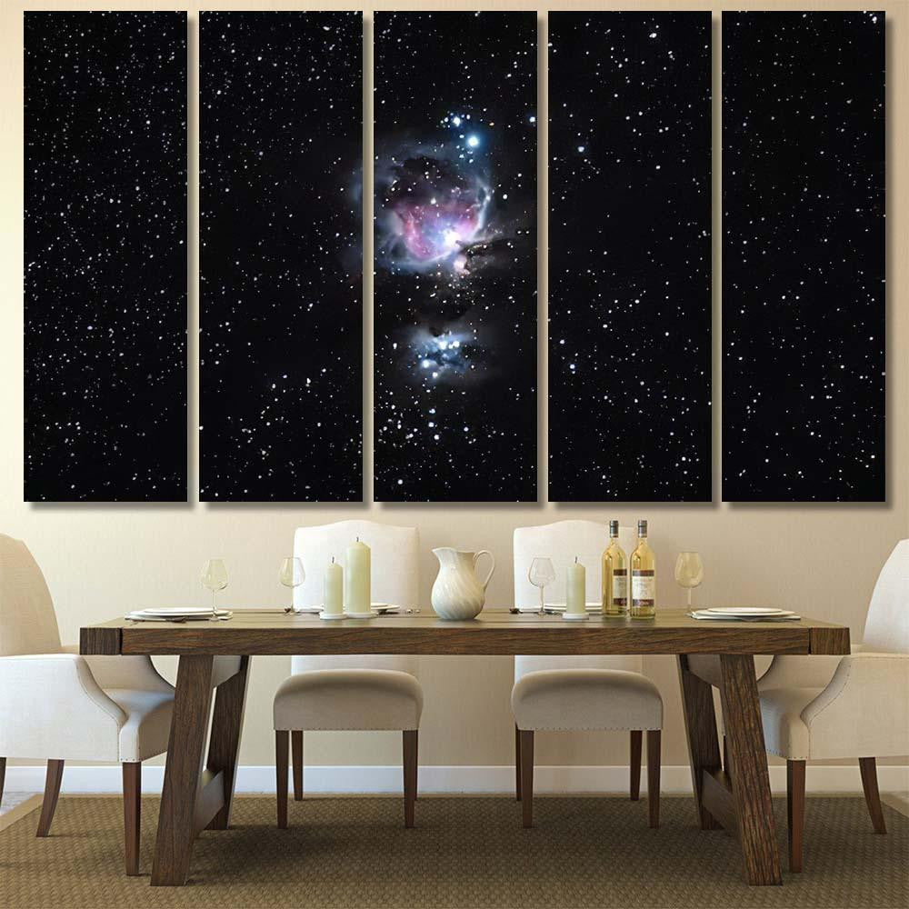 Orion Nebulq Space Galaxy Sky and Space Multi Piece Panel Canvas Home Decor Housewarming Gift Ideas Poster Canvas Gallery Prints