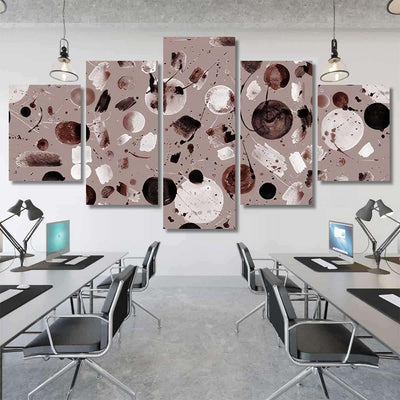 Hand Abstract Watercolor Galaxy Planets 7 Galaxy Sky and Space Multi Piece Panel Canvas Home Decor Housewarming Gift Ideas Poster Canvas Gallery Prints