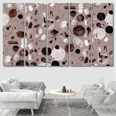 Hand Abstract Watercolor Galaxy Planets 7 Galaxy Sky and Space Multi Piece Panel Canvas Home Decor Housewarming Gift Ideas Poster Canvas Gallery Prints