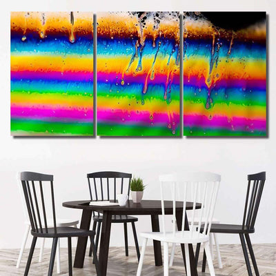 Psychedelic Abstract Planet Soap Bubble Light 32 Galaxy Sky and Space Multi Piece Panel Canvas Home Decor Housewarming Gift Ideas Poster Canvas Gallery Prints