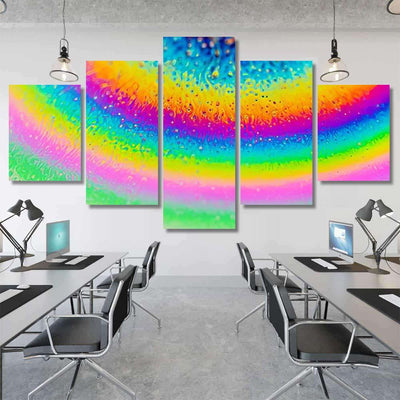 Psychedelic Abstract Planet Soap Bubble Light 15 Galaxy Sky and Space Multi Piece Panel Canvas Home Decor Housewarming Gift Ideas Poster Canvas Gallery Prints