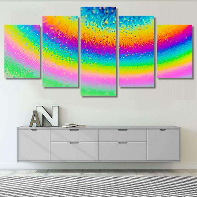 Psychedelic Abstract Planet Soap Bubble Light 15 Galaxy Sky and Space Multi Piece Panel Canvas Home Decor Housewarming Gift Ideas Poster Canvas Gallery Prints