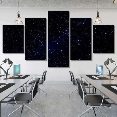 Stars Viewed Ultraviolent Telescope Galaxy Sky and Space Multi Piece Panel Canvas Home Decor Housewarming Gift Ideas Poster Canvas Gallery Prints