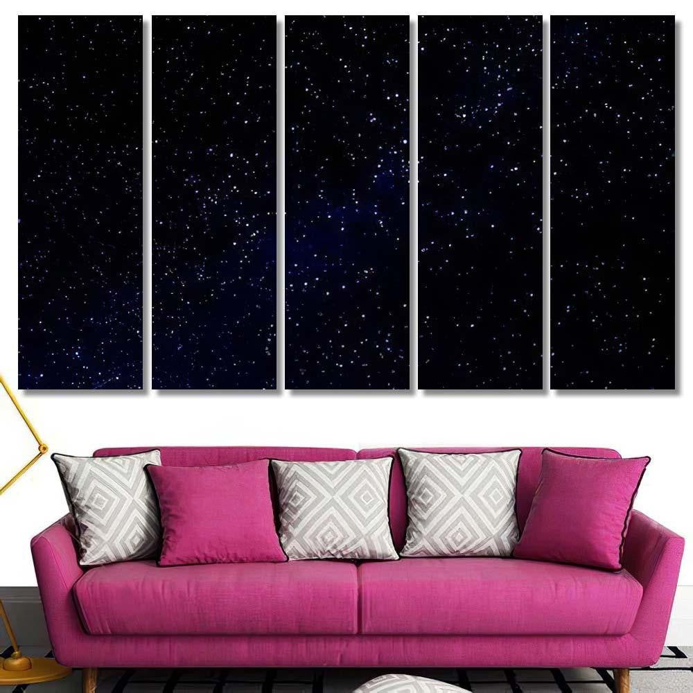 Stars Viewed Ultraviolent Telescope Galaxy Sky and Space Multi Piece Panel Canvas Home Decor Housewarming Gift Ideas Poster Canvas Gallery Prints