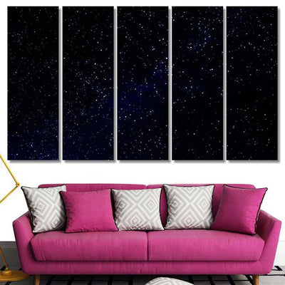 Stars Viewed Ultraviolent Telescope Galaxy Sky and Space Multi Piece Panel Canvas Home Decor Housewarming Gift Ideas Poster Canvas Gallery Prints