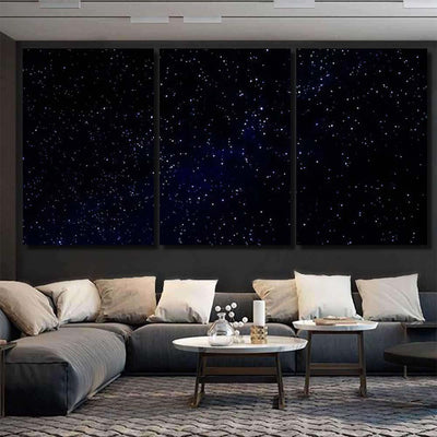 Stars Viewed Ultraviolent Telescope Galaxy Sky and Space Multi Piece Panel Canvas Home Decor Housewarming Gift Ideas Poster Canvas Gallery Prints