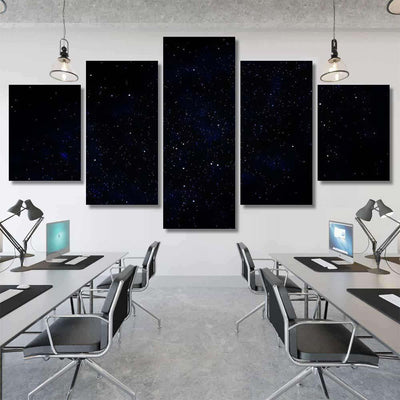 Space Star Galaxy Universe Scene Galaxy Sky and Space Multi Piece Panel Canvas Home Decor Housewarming Gift Ideas Poster Canvas Gallery Prints