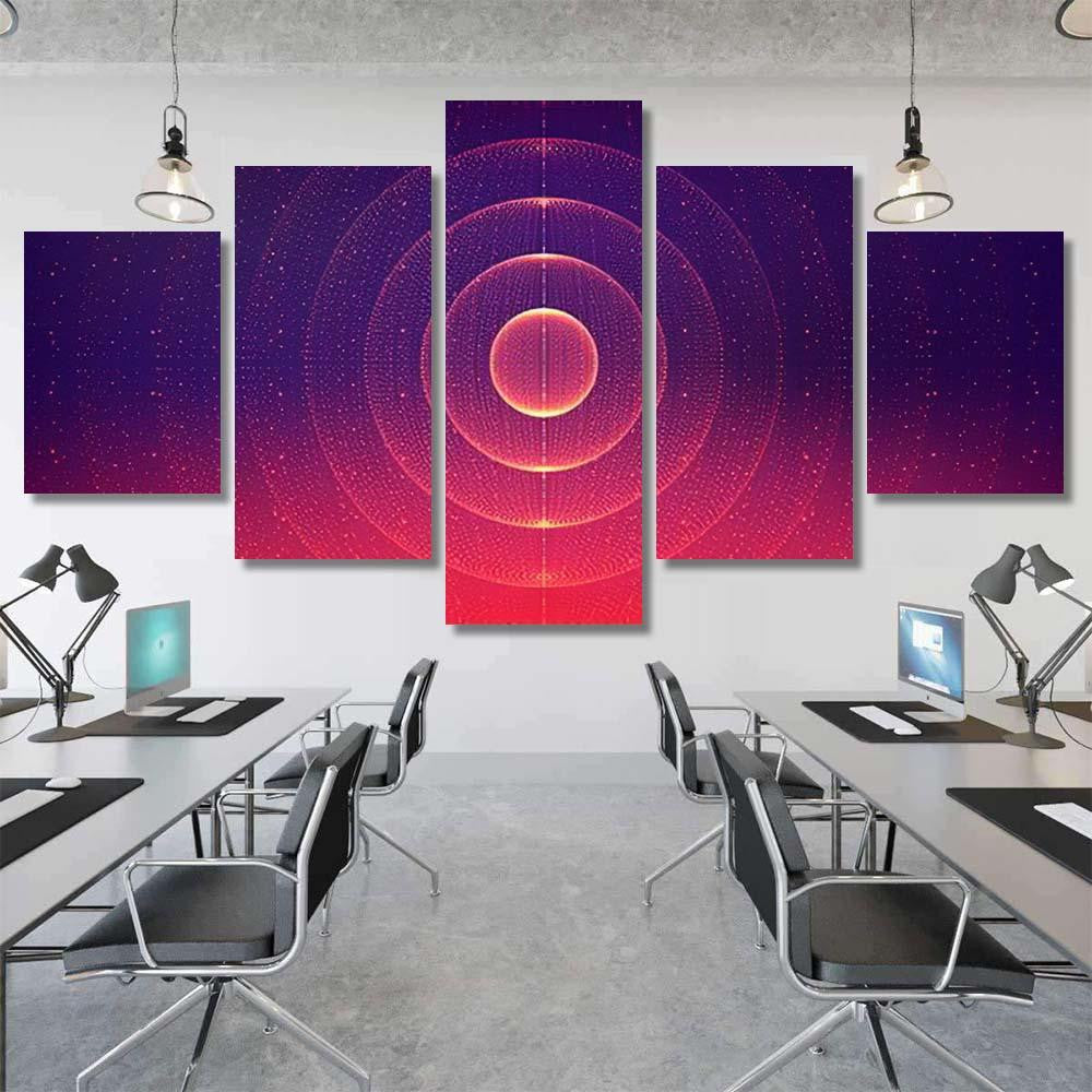 Interstellar Space Background Galaxy Illustration Nebula Galaxy Sky and Space Multi Piece Panel Canvas Home Decor Housewarming Gift Ideas Poster Canvas Gallery Prints