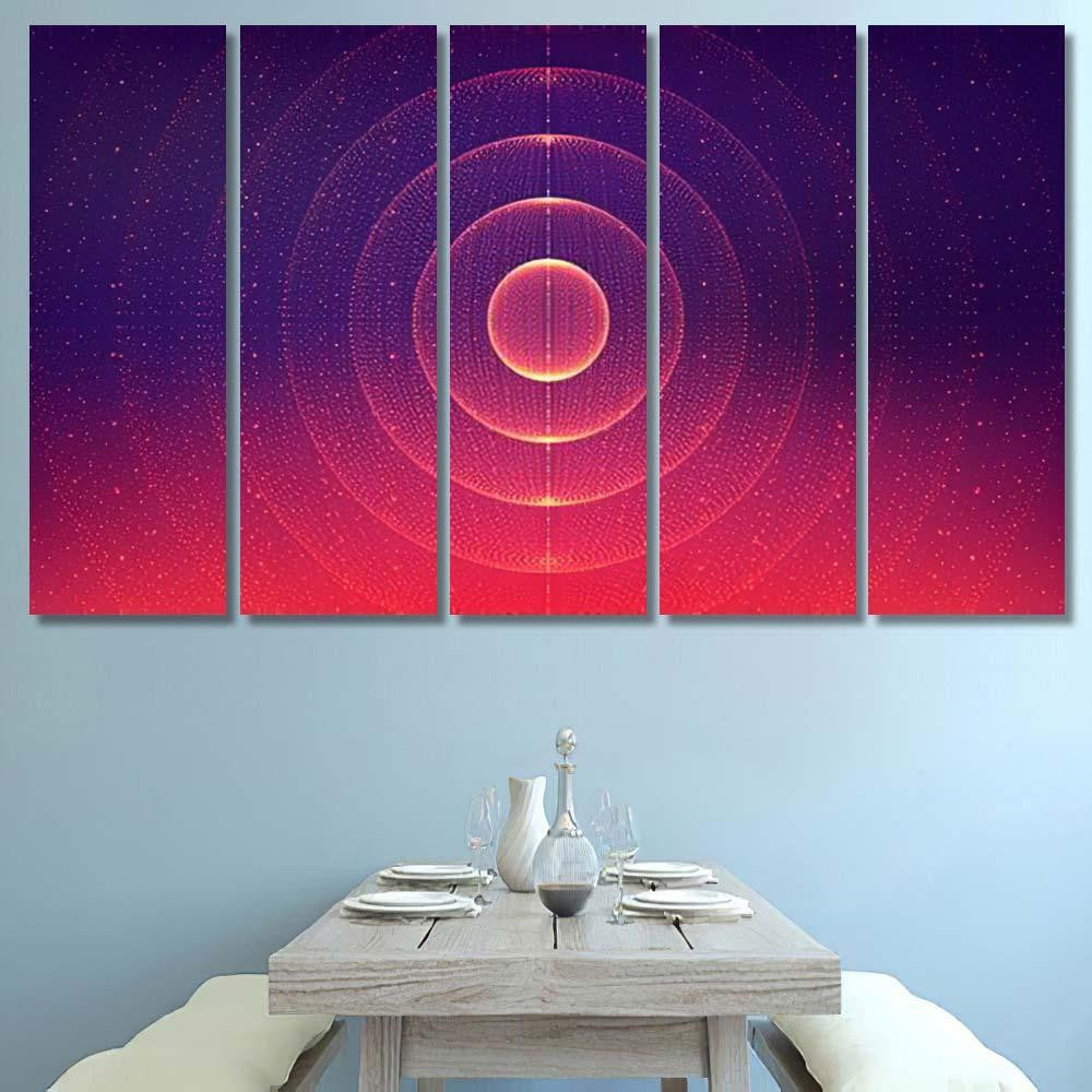 Interstellar Space Background Galaxy Illustration Nebula Galaxy Sky and Space Multi Piece Panel Canvas Home Decor Housewarming Gift Ideas Poster Canvas Gallery Prints