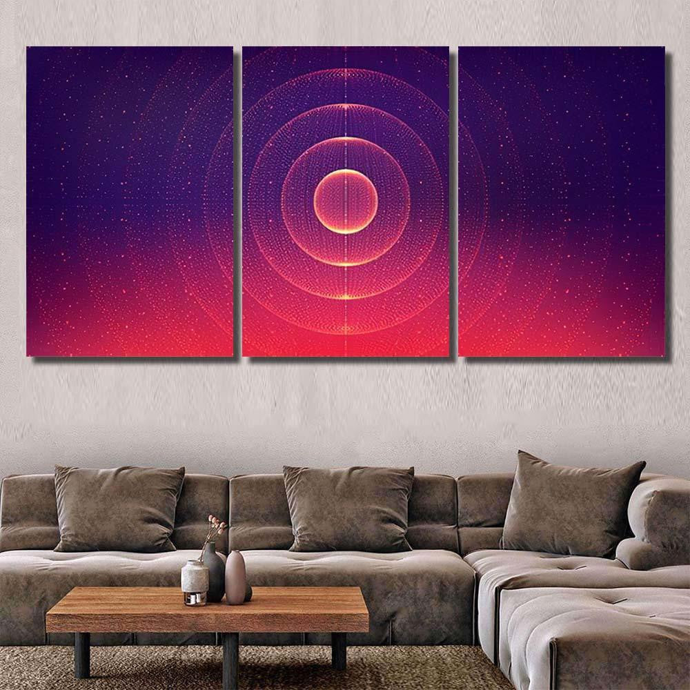 Interstellar Space Background Galaxy Illustration Nebula Galaxy Sky and Space Multi Piece Panel Canvas Home Decor Housewarming Gift Ideas Poster Canvas Gallery Prints