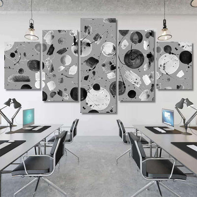 Hand Abstract Watercolor Galaxy Planets Galaxy Sky and Space Multi Piece Panel Canvas Home Decor Housewarming Gift Ideas Poster Canvas Gallery Prints