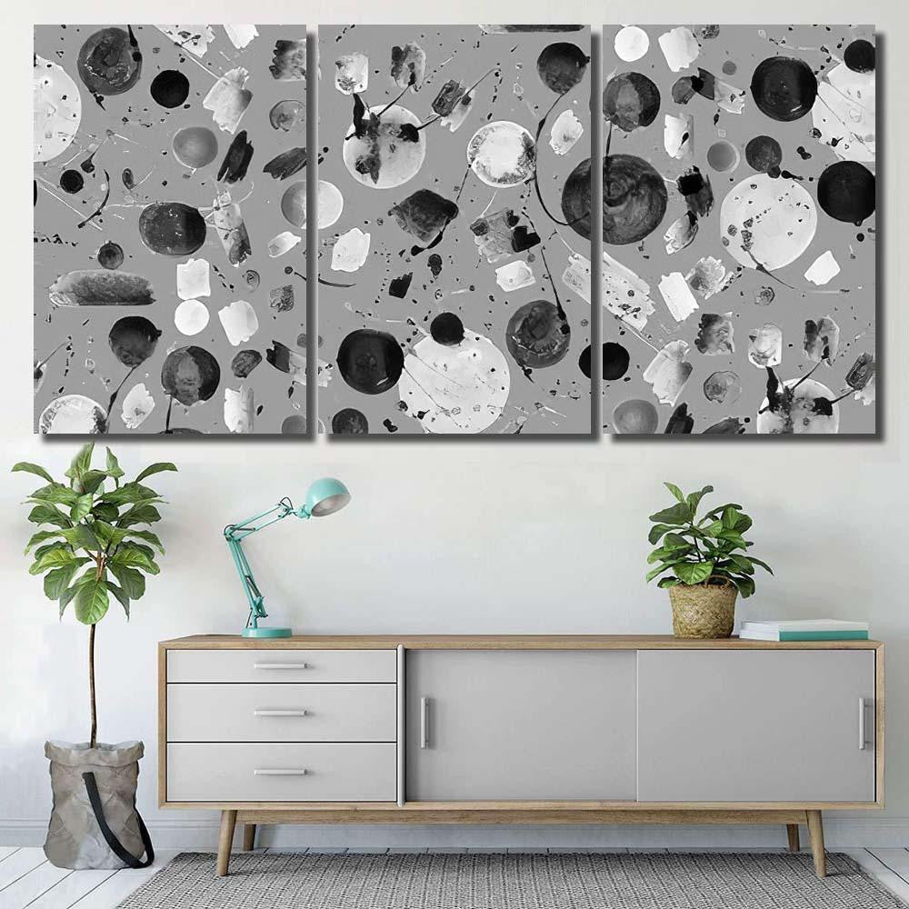 Hand Abstract Watercolor Galaxy Planets Galaxy Sky and Space Multi Piece Panel Canvas Home Decor Housewarming Gift Ideas Poster Canvas Gallery Prints