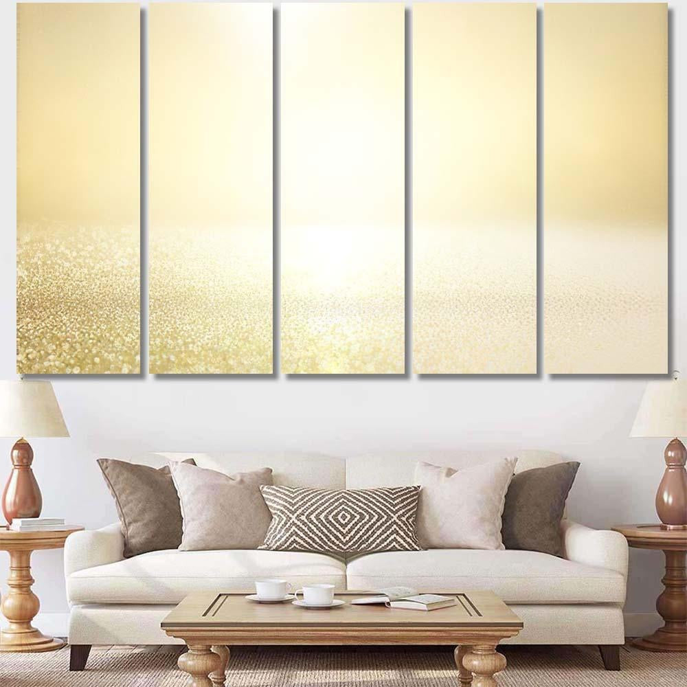 Glitter Vintage Lights Background Silver Light 2 1 Galaxy Sky and Space Multi Piece Panel Canvas Home Decor Housewarming Gift Ideas Poster Canvas Gallery Prints