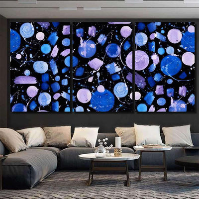Hand Abstract Watercolor Galaxy Planets 24 Galaxy Sky and Space Multi Piece Panel Canvas Home Decor Housewarming Gift Ideas Poster Canvas Gallery Prints