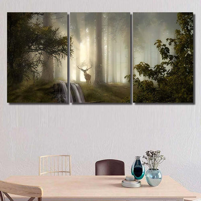 Fantasy Landscape Compositing - Fantasy Canvas Print Panel Canvas, 3-5 Piece Canvas Art, Multi Panel Canvas Wall Art Poster Canvas Gallery Framed Prints, Canvas