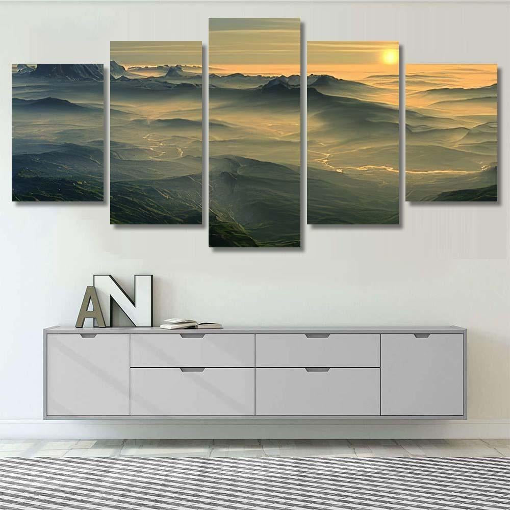 Fantasy Landscape 11 - Fantasy Canvas Print Panel Canvas, 3-5 Piece Canvas Art, Multi Panel Canvas Wall Art Poster Canvas Gallery Framed Prints, Canvas