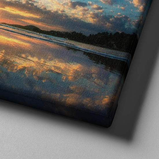 The Great Pyramids at Dawn Sunset Landscape Multi Canvas Wall Art Ideas, Multi Piece Panel Canvas Home Decor Housewarming Gift Ideas Framed Prints, Canvas