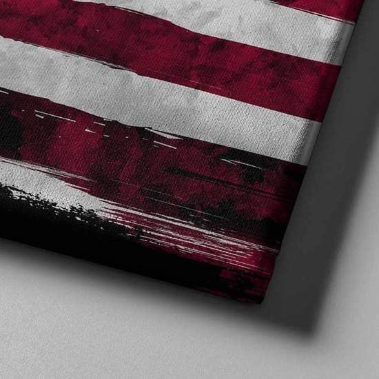 USA Flag America's Heroes Multi Canvas Wall Art Ideas, Multi Piece Panel Canvas Home Decor Housewarming Gift Ideas Framed Prints, Canvas