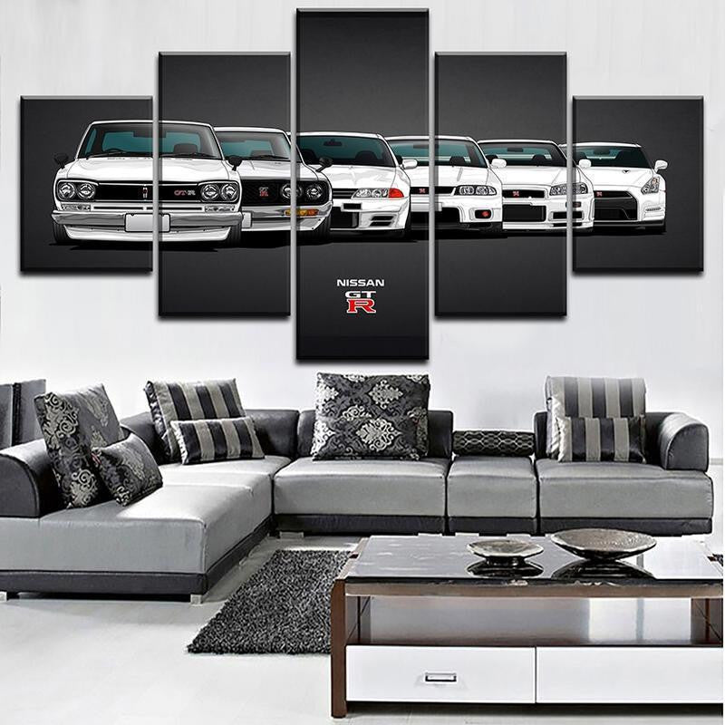 Nissan Canvas Multi Canvas Wall Art Ideas, Multi Piece Panel Canvas Home Decor Housewarming Gift Ideas