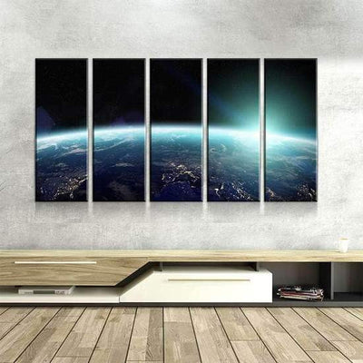 Palm Trees Paradise Tropical Sunset Multi Canvas Wall Art Ideas, Multi Piece Panel Canvas Home Decor Housewarming Gift Ideas Framed Prints, Canvas