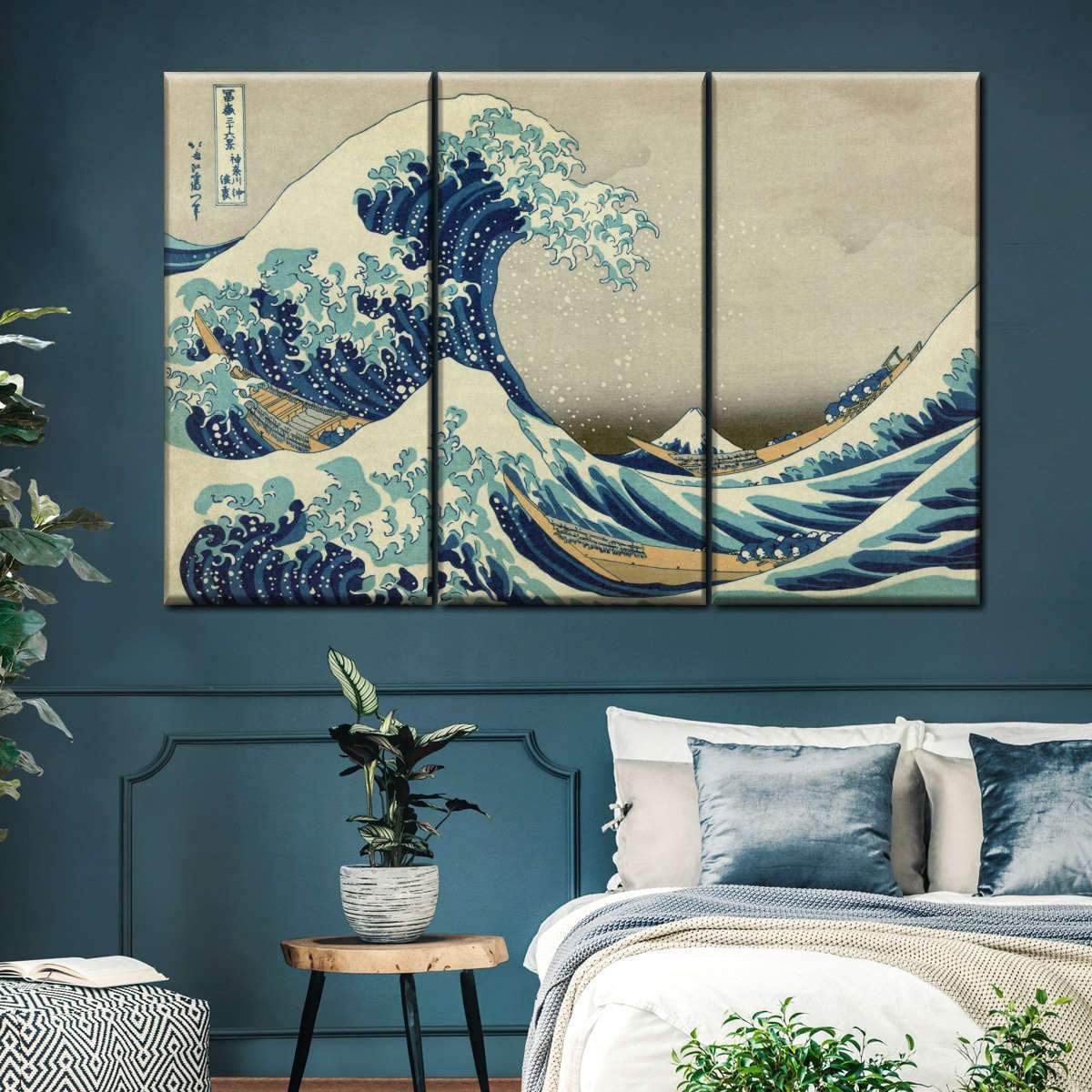 The Three Monkeys Abstract Graphic Multi Canvas Wall Art Ideas, Multi Piece Panel Canvas Home Decor Housewarming Gift Ideas Framed Prints, Canvas