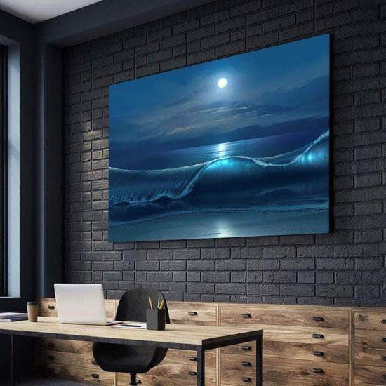 Luxury New York City at Night City Landscape Multi Canvas Wall Art Ideas, Multi Piece Panel Canvas Home Decor Housewarming Gift Ideas Framed Prints, Canvas