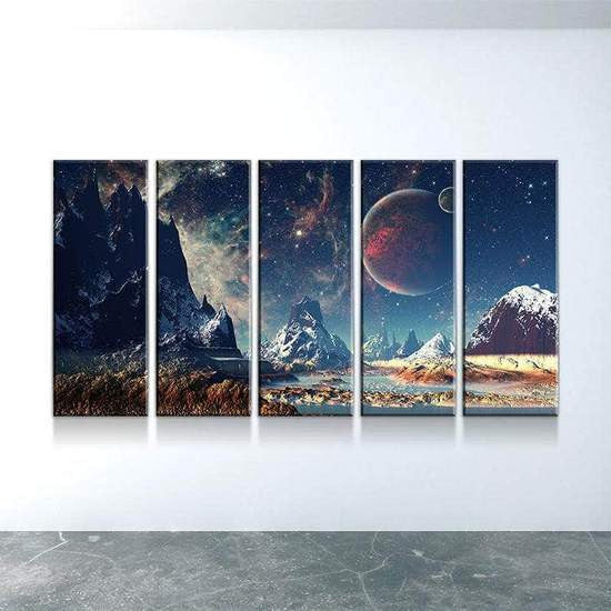 Lighthouse Sunset Romantic Multi Canvas Wall Art Ideas, Multi Piece Panel Canvas Home Decor Housewarming Gift Ideas Framed Prints, Canvas