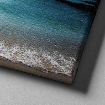 Beach Brewing Storm in the Tropics Multi Canvas Wall Art Ideas, Multi Piece Panel Canvas Home Decor Housewarming Gift Ideas Framed Prints, Canvas